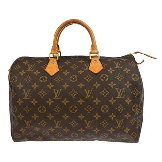 Louis Vuitton Speedy Handbag Monogram Canvas Brown Canvas Handbag (Pre-Owned)