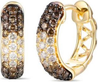 Le Vian Ladies Euphoria Chocolate Earrings set in 14K Honey Gold