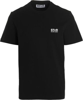 Golden Goose Star T-Shirt - Heren - T-shirts - Zwart - M - Katoen - Tops