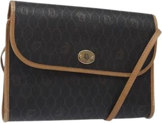 Dior Pre-owned Cross Body Bags, female, Black, Size: ONE SIZE Pre-owned Vintage Shoulder Bag