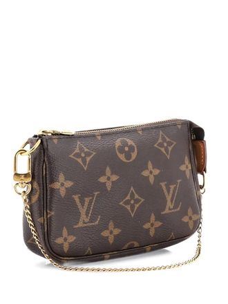 Louis Vuitton Pochette Accessoires Monogram Canvas Mini clutch bag - Brown