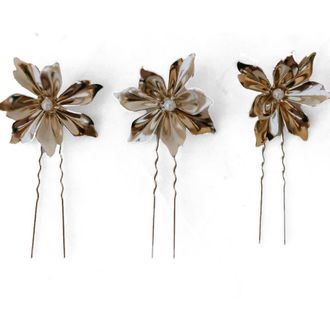 Untamed Petals Comet Pearl Pins in Gold at Nordstrom