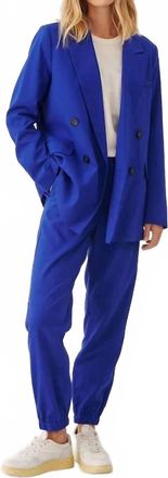 Part Two Sonjas Double Breasted Blazer In Bluing