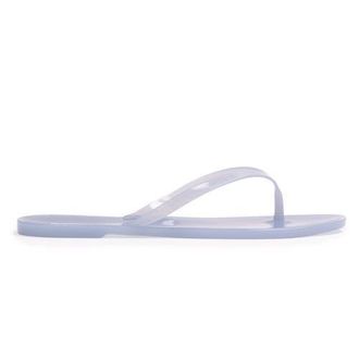 Black Suede Studio Crystal Sandal in Baby Blue Pvc at Nordstrom, Size 40
