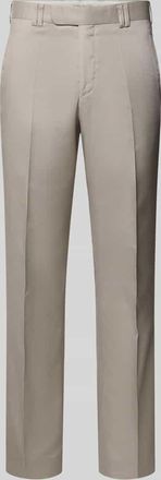 Wilvorst Anzughose aus Woll-Mix mit B&uuml;gelfalten in Beige, Gr&ouml;&szlig;e 102