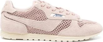 Autry Silk Leather Sneakers - Dames - Sneakers - Roze - 41 EU - Leer - Schoenen