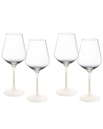 Villeroy & Boch Set of 4 Manufacture Rock Blanc Red Wine Glasses