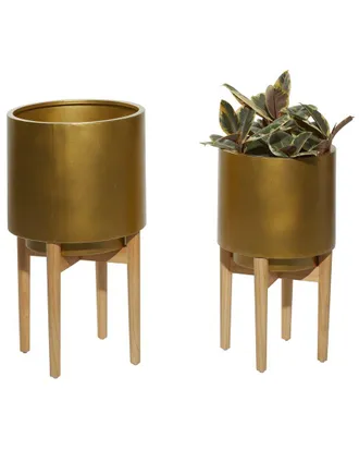 CosmoLiving by Cosmopolitan Cosmoliving By Cosmopolitan Set Of 2 Planters