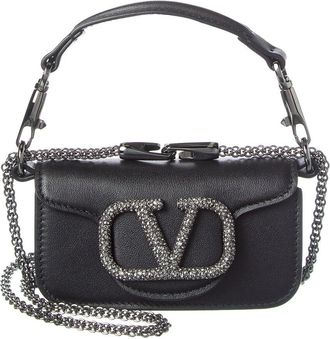 Valentino Vlogo Loco Leather Micro Bag