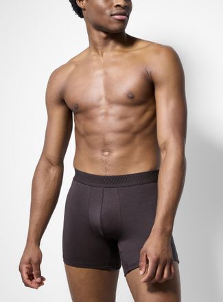 Le 31 Mens 5 neutral-hued stretch boxer brief TENCEL TM modal organic cotton