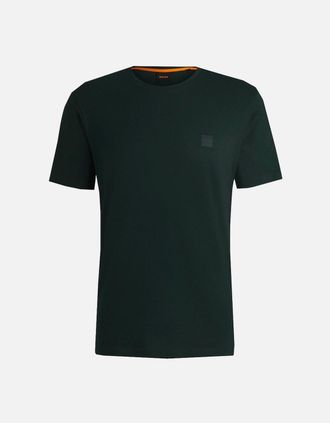HUGO BOSS Mens Hugo Boss Green Tales Mens Crew Neck T-Shirt - Black - Size: 46