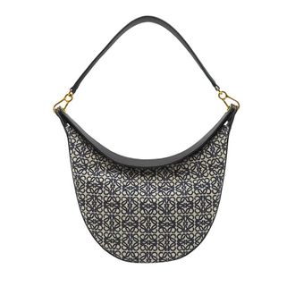 Loewe Pre-owned LOEWE Anagram Canvas Luna Hobo Ladies YU08SFWR8P0WKIML