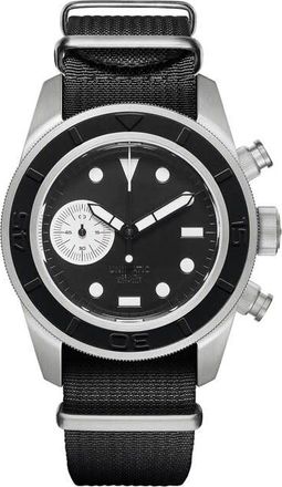 Unimatic Modello Tre Chronograph Quartz Black Dial Mens Watch U3-AEB