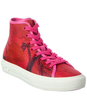 Ferragamo Ferragamo High Top Canvas Sneaker