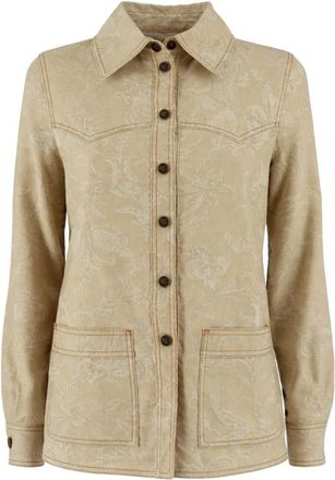 Etro Light Jacket - Dames - Zomerjassen - Beige - M - Jassen