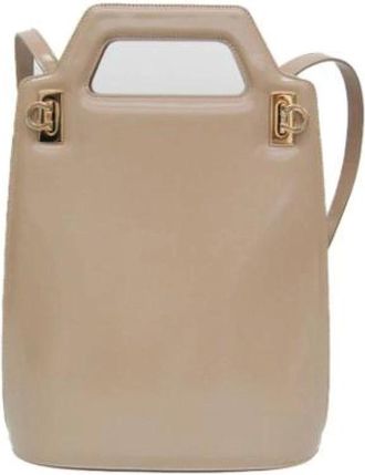 Ferragamo Pre-owned Handbags, female, Pink, Size: ONE SIZE Pre-owned Dh-21 3483 Handbag