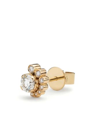 Sophie Bille Brahe 18K recycled yellow gold Petite Celestine diamond earring