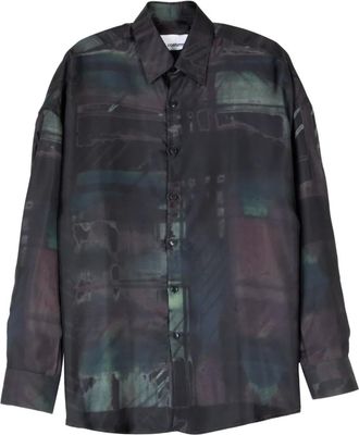 Costumein Overhemd met verlaagde schouders - Zwart