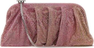 Benedetta Bruzziches Embellished Fabric Large Venus Clutch