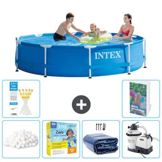Intex Piscina Con Estructura Redonda - 305x76 Cm - 7-piezas S75