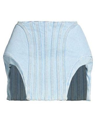 MUGLER Denim skirts