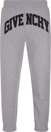 Givenchy Cotton Logo Trainingsbroeken - Heren - Sweatpants - Grijs - S - Katoen - Broeken