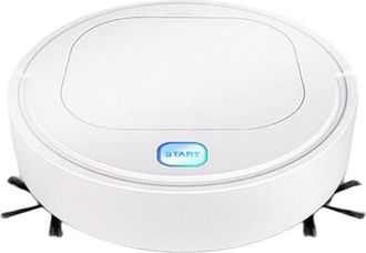 OEM 3 En 1 Robot Nettoyeur Automatique Robot Aspirateur Laveur Rotation &Agrave; 360 Degr&eacute;s Pour Nettoyage Poils Danimaux, Tapis, Sols Durs