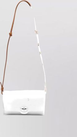 Zanellato lettera daily leather crossbody clutch bag