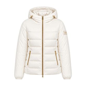 Yes-Zee J045 M500 Gewatteerde Jas - Dames - Winterjassen - Wit - M - Leer - Jassen