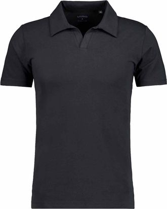 Ragman Poloshirt RAGMAN, Herren, Gr. XXL, schwarz, Piqu&eacute;, 96% Baumwolle 4% Elasthan, regular fit, ohne Ausschnitt, Shirts Poloshirt