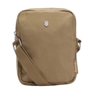 Barbour Cascade Crossbody Tas - Heren - Tassen - Beige - Maat: ONE Size Katoen