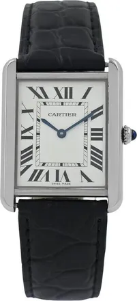 Cartier Pre-owned Cartier Tank Solo Silver Dial Mens Watch W5200003