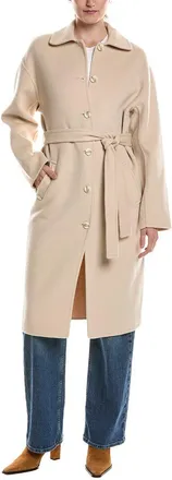 J.McLaughlin J.Mclaughlin Wool & Cashmere-Blend Maren Coat