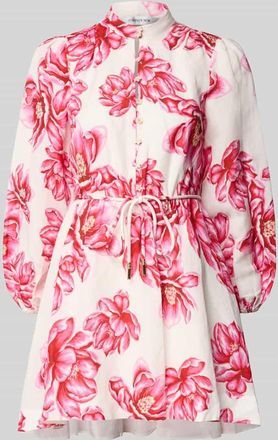 Forever New Minikleid aus Leinen-Mix mit Viskose-Anteil Modell Annalise in Pink, Gr&ouml;&szlig;e 32