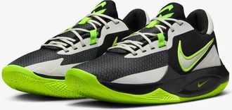 Nike Precision 6 DD9535-009 Sneaker Mens Black Volt Herringbone Basketball Shoes