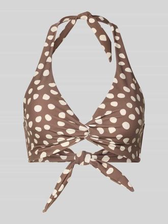 Barts Bikini-Oberteil mit Neckholder Modell Dauna in Mittelbraun, Gr&ouml;&szlig;e 36