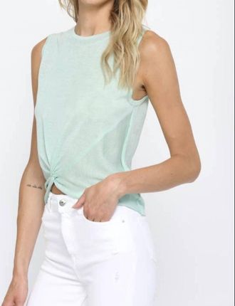 Fate Knot Top In Mint