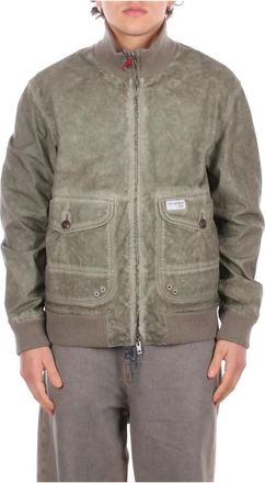 Fay Bomberjack - Heren - Bomber jackets - Groen - XL - Katoen - Jassen