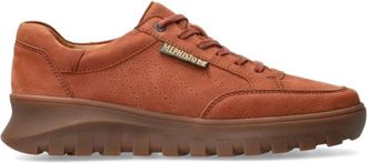 Mephisto Trendy Flynn Sneaker met Onge&euml;venaard Comfort - Heren - Sneakers - Rood - 41 EU - Schoenen