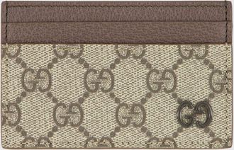 Gucci Portacarte in cotone spalmato GG Supreme Gucci