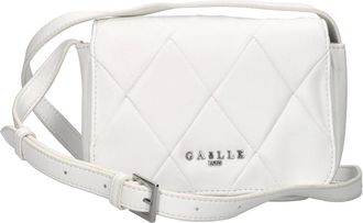 Ga&euml;lle Paris Tassen, Dames, Wit, ONE Size, Leer, Crossbody Tas