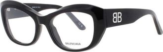 Balenciaga Demo Cat Eye Ladies Eyeglasses BB0398O 001 54