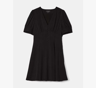 Kate Spade New York Fluid Puff Sleeve Mini Dress