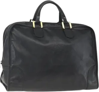 Loewe Pre-owned Weekend Bags, female, Black, Size: ONE SIZE Pre-owned Weekend Bag