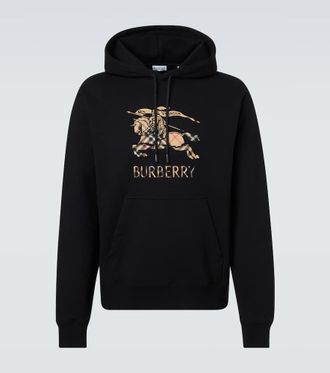 Burberry Felpa con cappuccio EKD in jersey di cotone