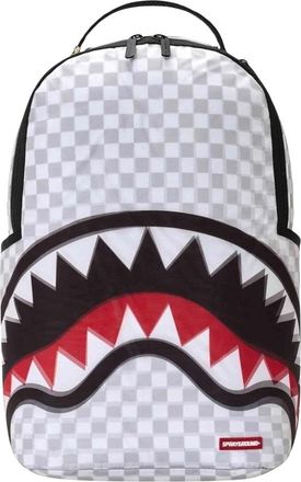 Sprayground Sharks in Paris 3D Effect Rugzak - unisex - Rugzakken - Wit - ONE Size - Polyester - Tassen