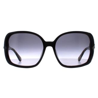 Kate Spade New York Buttefly Womens Black Havana Grey Gradient Elianna/G/S - One Size