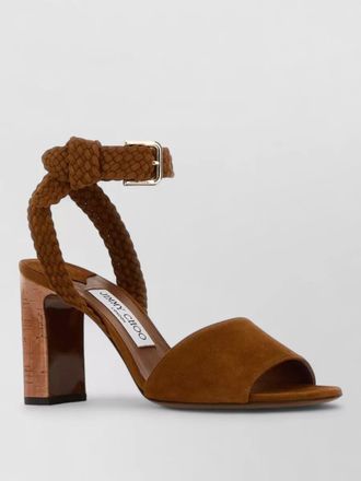 Jimmy Choo London rori 85 suede sandals block heel