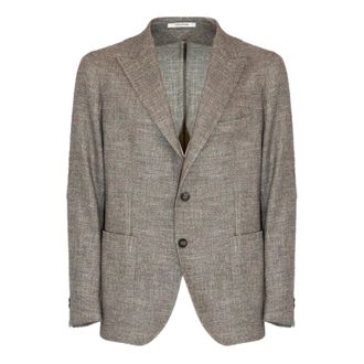 Tagliatore Kostuums, Heren, Bruin, M, Katoen, Montecarlo Blazer