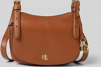 Lauren Ralph Lauren Umh&auml;ngetasche mit Logo-Detail in Cognac, Gr&ouml;&szlig;e 1